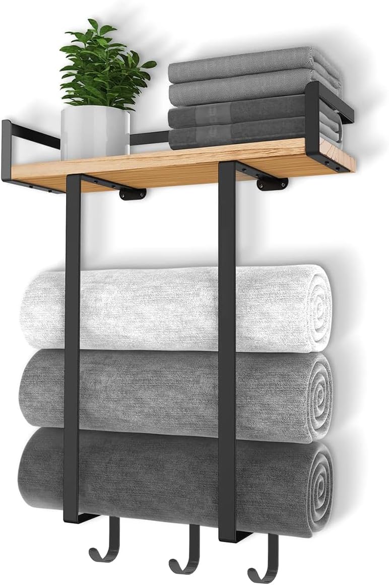 Miniatura 4 de Toallero Organizador Soporte Toalla Baño